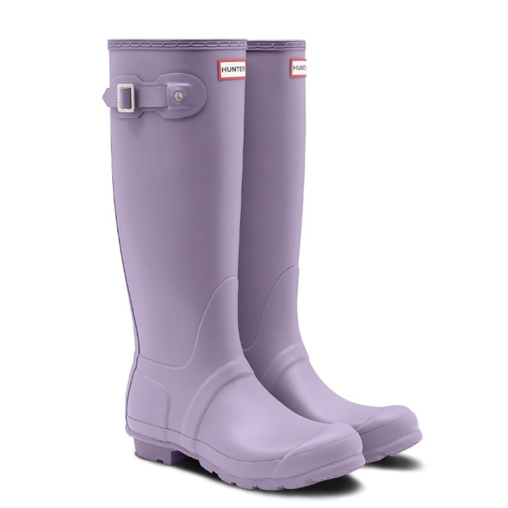 NEW Hunter Original Tall Boots in Matte Thistle